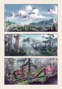 Verner's Tale mountains